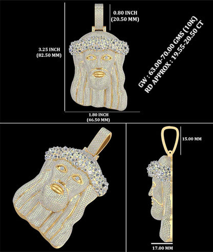 Jesus Face Charm